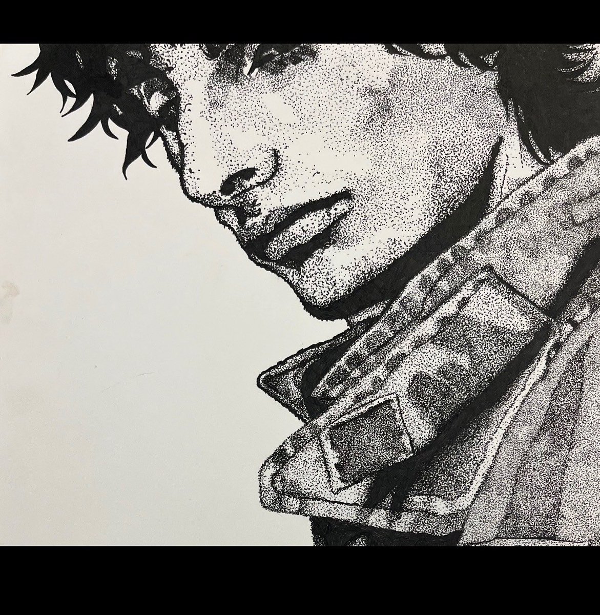 JessicaWickliff's tweet photo. @finnwolfhard Vote Gianna for America’s Most Artistic Kid so she can be on Bob Ross’ Joy of Painting! https://t.co/N5ar0DMZPY Check out her Finn inspired art https://t.co/0wzW3pD3R2