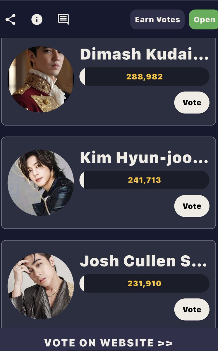 [APP📲] VOTE #KIMHYUNJOONG MOST HANDSOME MAN ALIVE 2026‼️

🗳️ DAILY &amp; EARN MAX. VOTES‼️ 

vote.netizenschoice.com/poll/6980612e0…