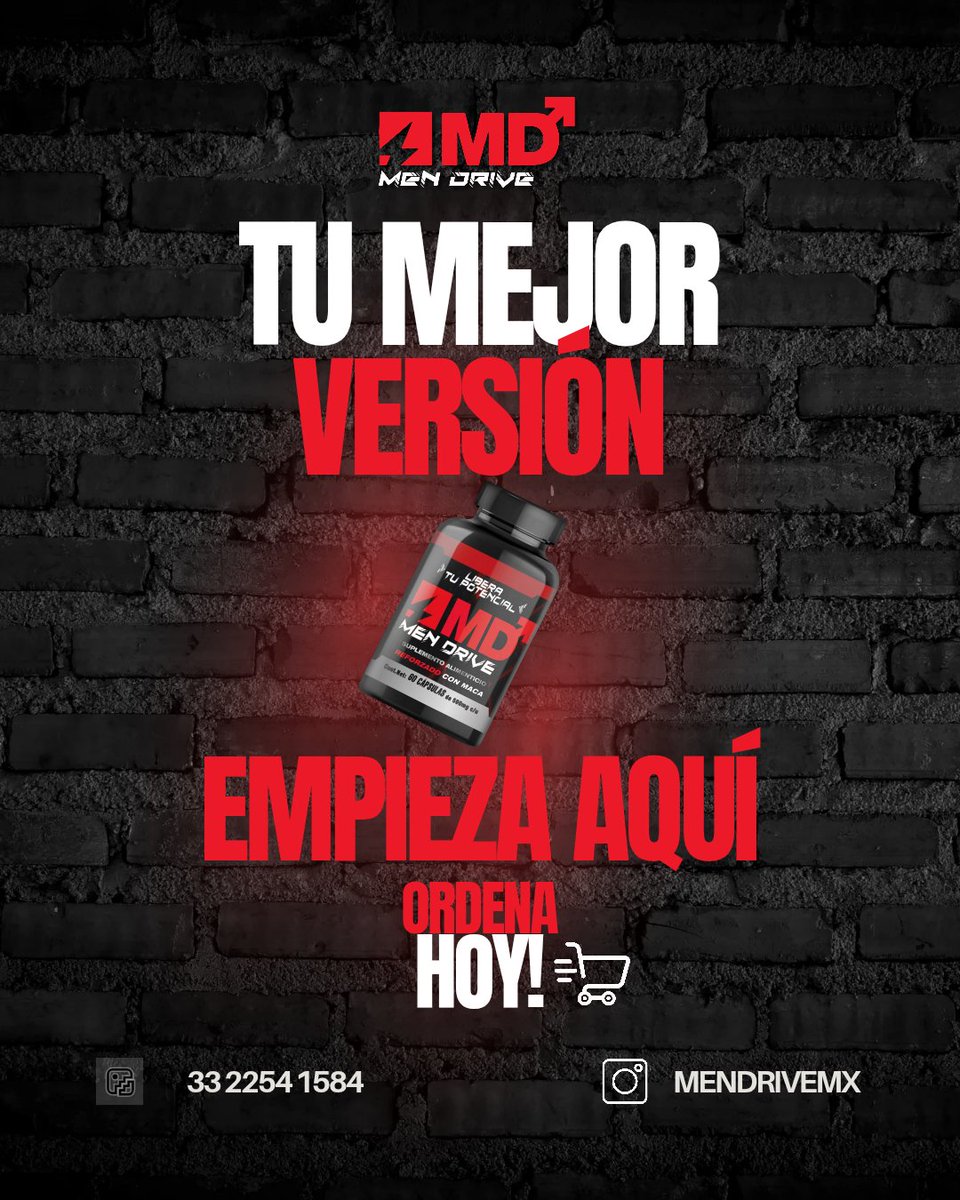 NEILXXXMX's tweet photo. “SI LAS GANAS ESTÁN EN MODO AVIÓN… HAY QUE ACTIVARLAS ✈️🔥”
MenDrive RED apoya testosterona, energía y salud masculina.
📦 Envíos GRATIS a todo México
🌎 EE.UU. y Canadá con costo adicional
📲 WhatsApp: https://t.co/1nWL1v59jX https://t.co/f1ZuT32z3Z