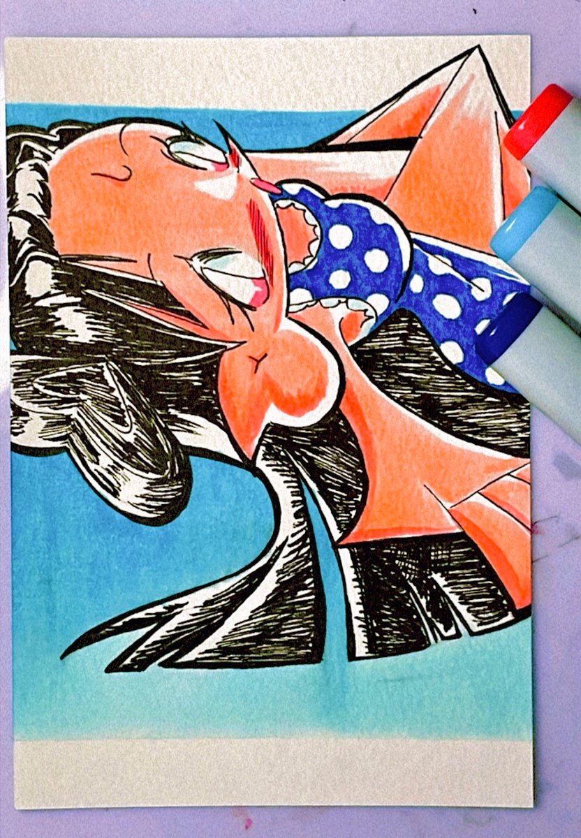 wakuwanu's tweet image. 、、、ふぅ。
#イラスト #illustrations