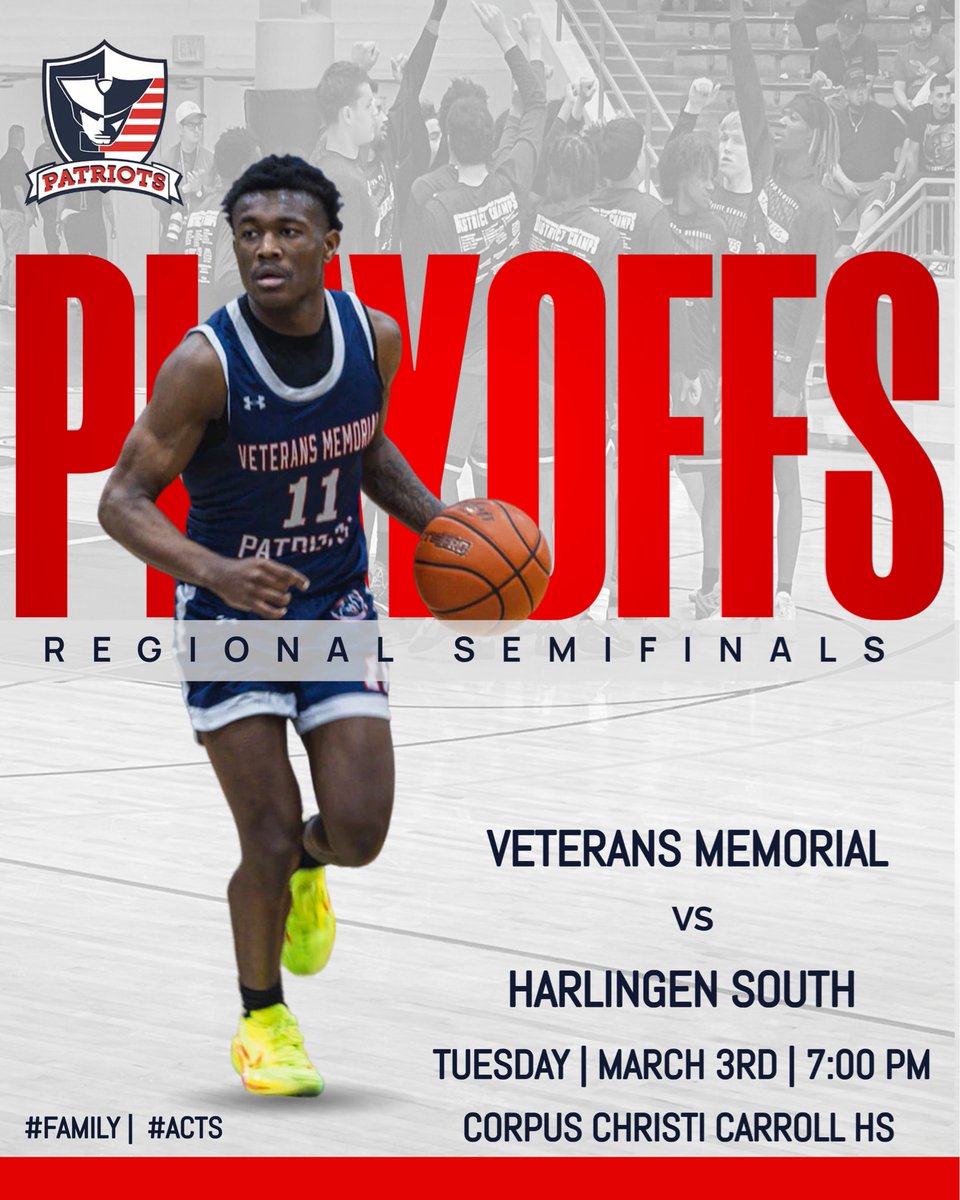 HoopsVmhs's tweet image. Round 3️⃣ 
Business Trip 💼‼️

📆March 3, 2026
🆚Harlingen South
⏰7:00pm
📍Corpus Christi Carroll HS

#Family l #ACTS