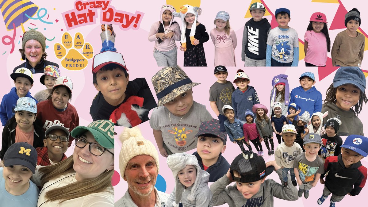 Hats off to reading!! It’s Crazy Hat Day at Bridgeport!  All to support #ReadAcrossAmerica week! #BridgeportPROUD! <a href="/UpperMerionSD/">Upper Merion Area School District</a>