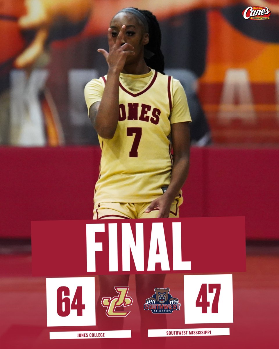 A 17-point road victory to close out the regular season. Birthday girl Lamarah Cleaves nets a team-high 15 points, Larissa Hubbard 14 and Sanyla Smith 11. Jones will host a TBD opponent 3/5 at 6 p.m. in the Region 23 Tournament first round.