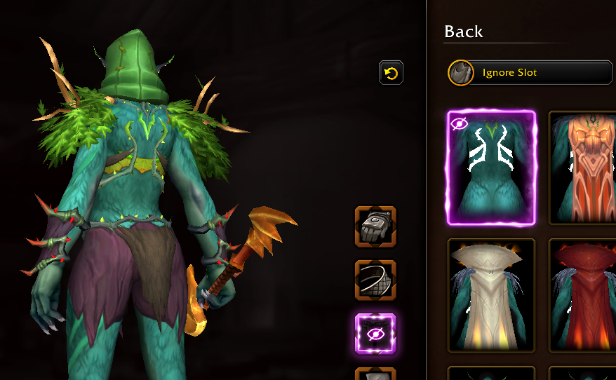 Petsterr's tweet photo. they didnt put pants on the back transmog inspect https://t.co/piiEC3R1RB