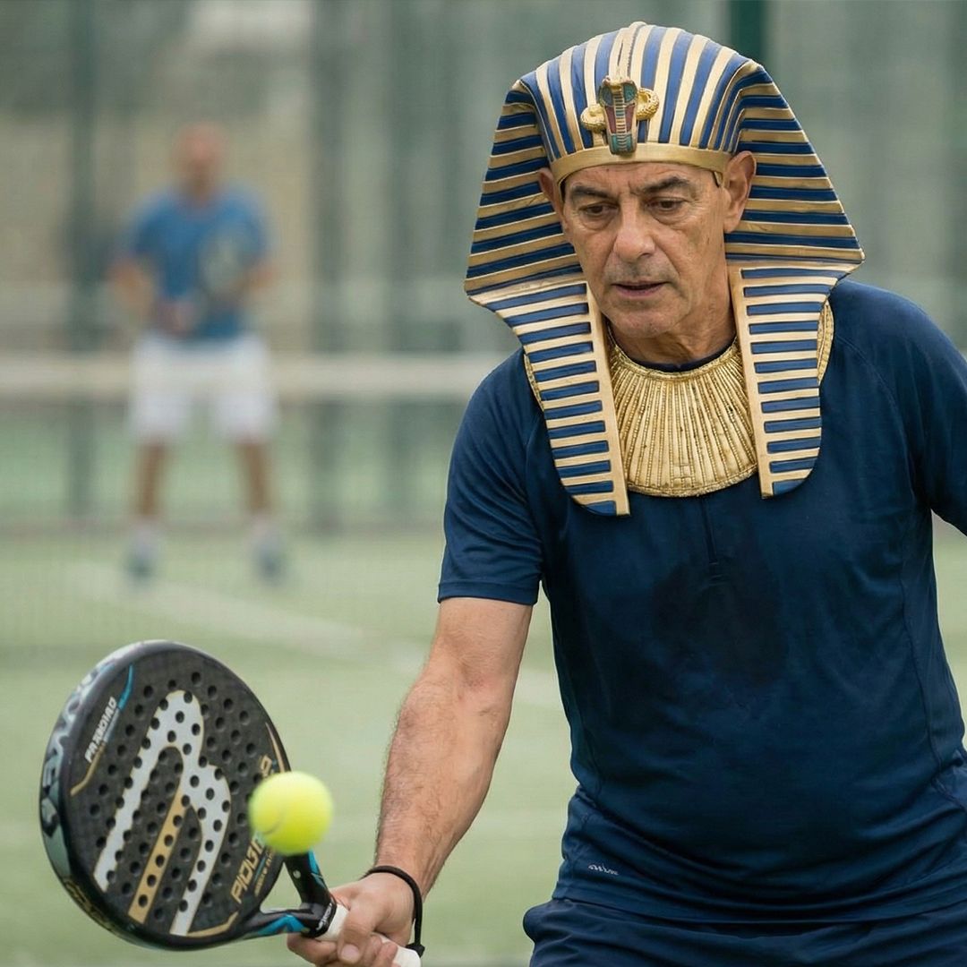 pharaohstores's tweet image. "When you're deeply rooted in history but have a Padel match at 10! 🎾👑 Pretty sure our ancestors would've aced the tournament. 🏛️✨

#PadelTime #AncientVibes #ModernHistory"