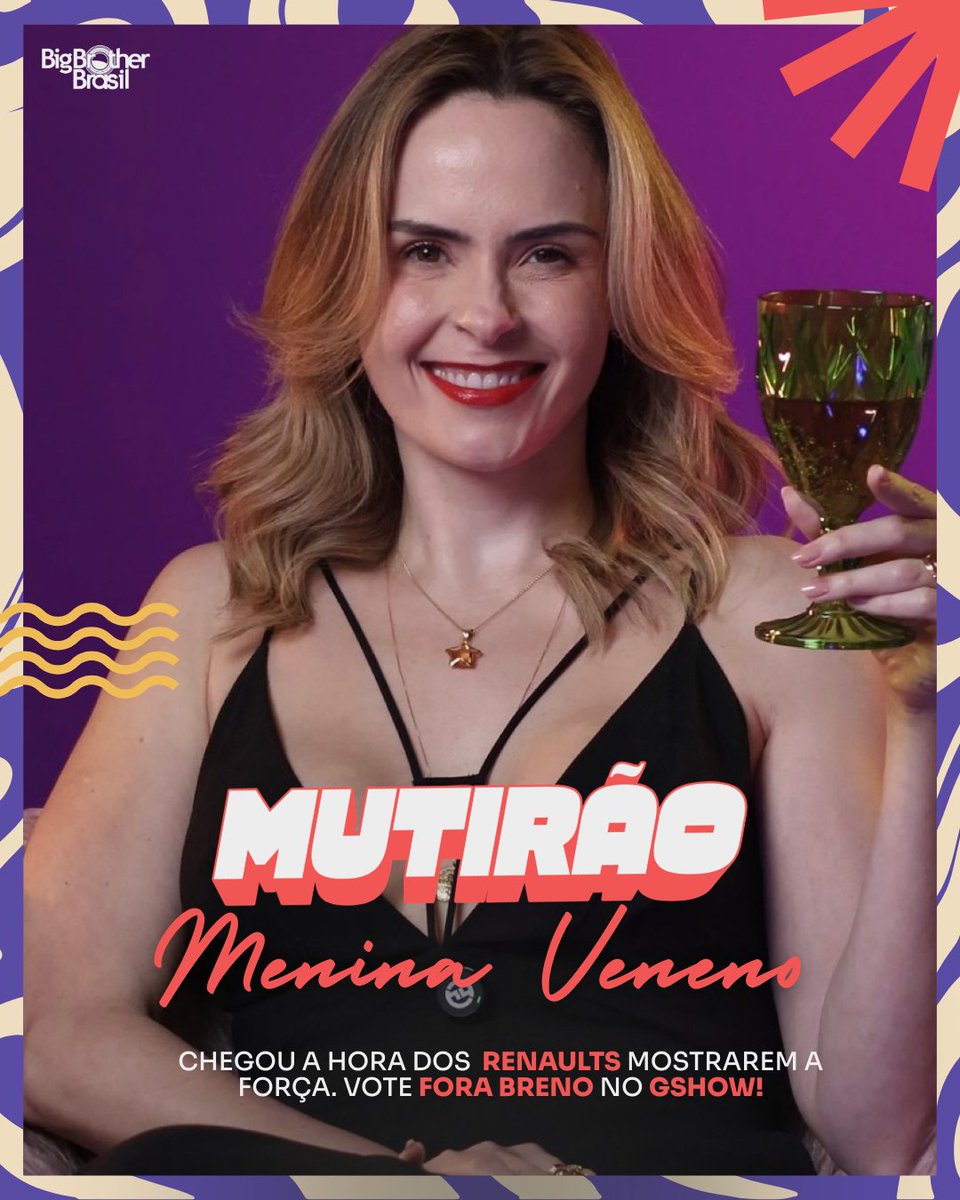 ♟️MUTIRÃO MENINA VENENO INICIADO! ♟️

🗳️ A cada 10 votos mandem um emoji ou uma palavra nesse tweet.

🎯 META: 1K COMENTÁRIOS.

⏰ ATÉ 00h00.

🚨 O voto é pro QUARTO SECRETO, votem no BRENO!

🔗 LINK: gshow.globo.com/realities/bbb/

#ForaBreno #BBB26