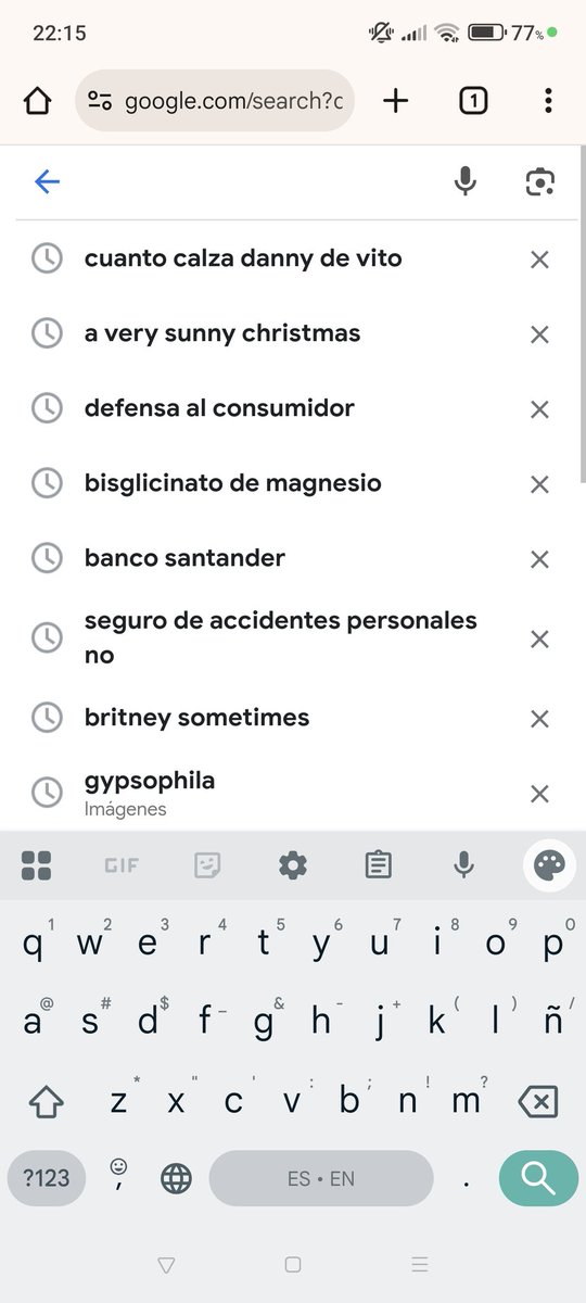 Cada tanto me gusta detenerme en mis búsquedas de Google y pensar en lo ecléctico y abstruso de la mente.
