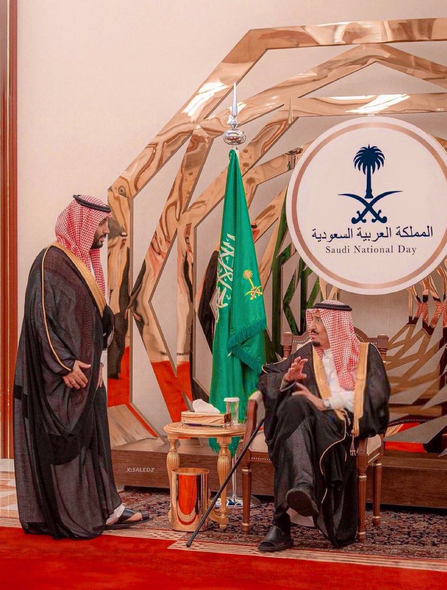 في ذرى الله ثم في ذرى آل سعود 💚