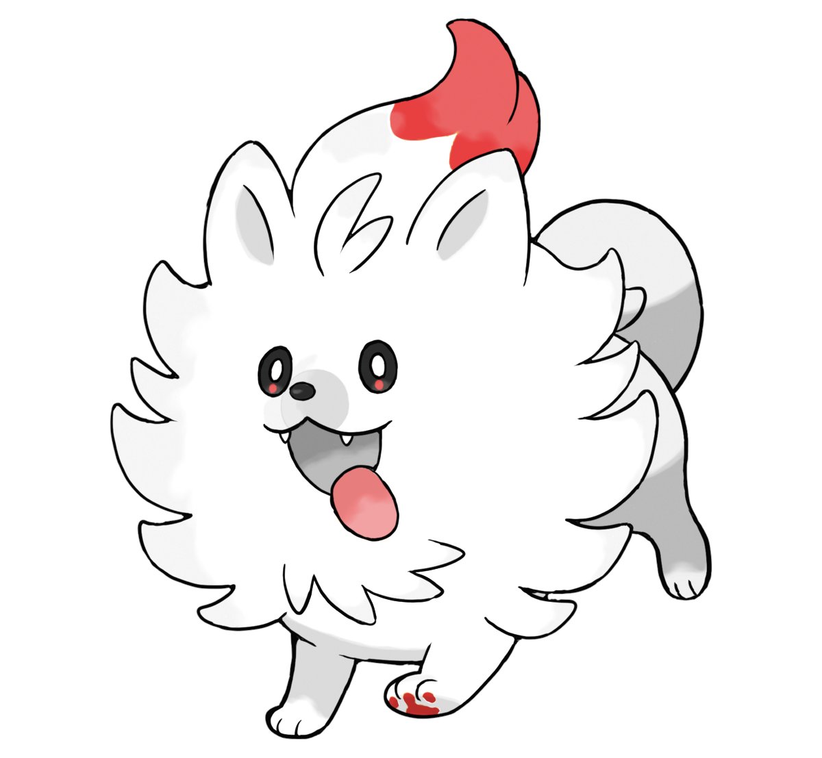 PokeDailyPost's tweet image. Game Freak pls make Shiny Pombon pure white with