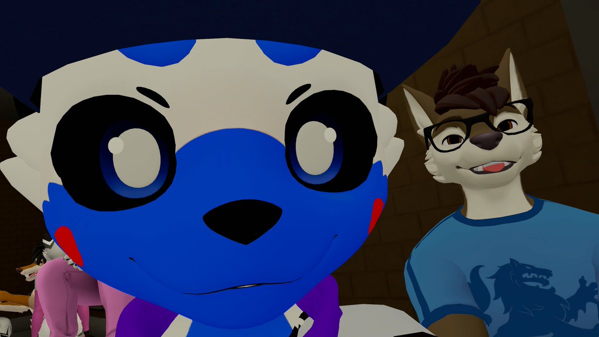 EE90Fox's tweet photo. Photos with @rollin_wolf in VRChat!
#furries #furry #VRChat #vrchatfurry #vrchatfurries https://t.co/O0OTtcR21E
