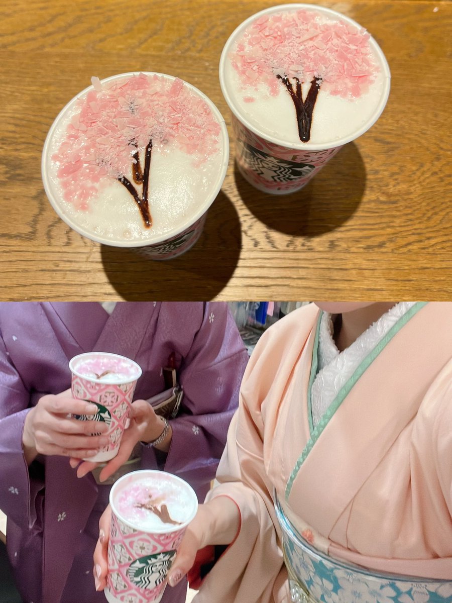 omegumegu's tweet photo. ひなまつり🌸🎎🌸

最近の春コーデ👘
と
スタバの桜咲くよラテ🌸☕️🌸
おねーさんが仕上げてくれた
桜満開のラテが可愛くて、綺麗で、
フタをしてしまうのがもったいなかった🌸🌸🌸 https://t.co/J6QJWSx8rp