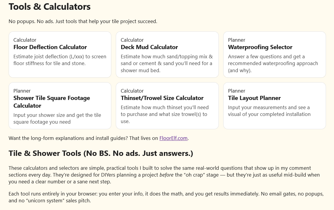 FloorElf's tweet photo. I did some stuff to help you with your tile installation.

https://t.co/Cmc9PRqZKn https://t.co/XMiNwRiNDm