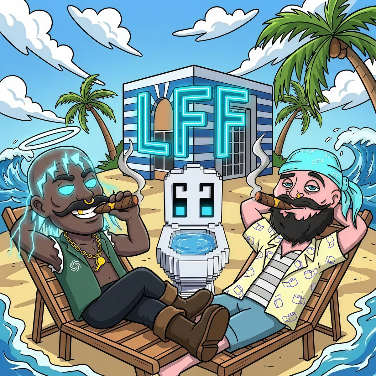 Moonboy and I are gonna buy an island. 

Should we name it “Little St Toilet” or?