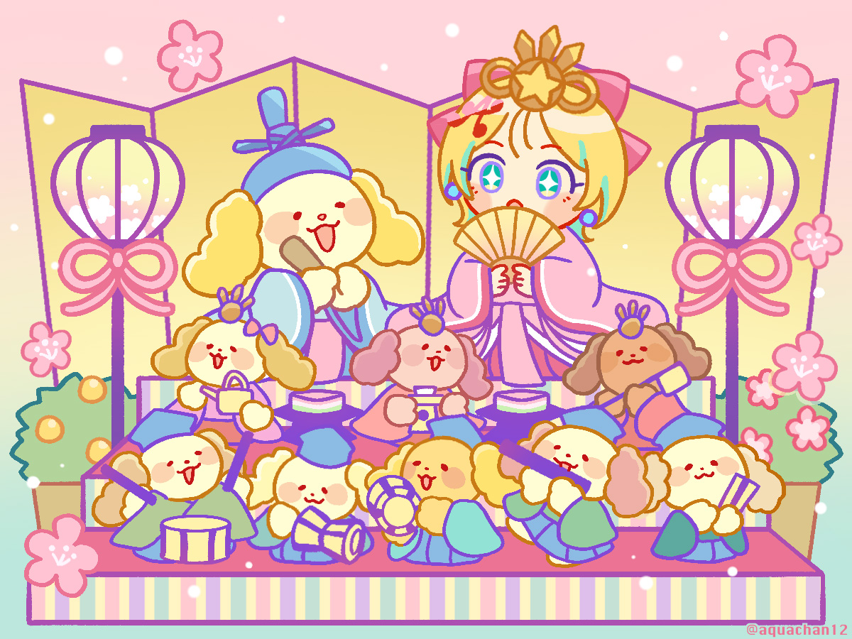 ✨こんにちは✨
今日はひな祭りなので
おだいりさまとおひなさまに大変身〜！🎎🌸
みんなもステキなひな祭りを過ごしてね🫶✨

 #ひな祭り