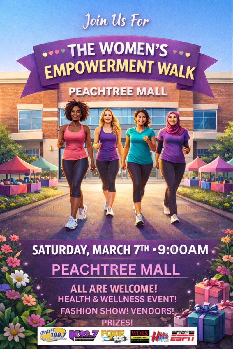 This Saturday #PeachtreeMall #Fun #Fellowship