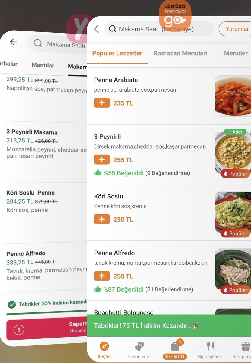 Aynı dükkan, platform farklı fiyatlar bambaşka