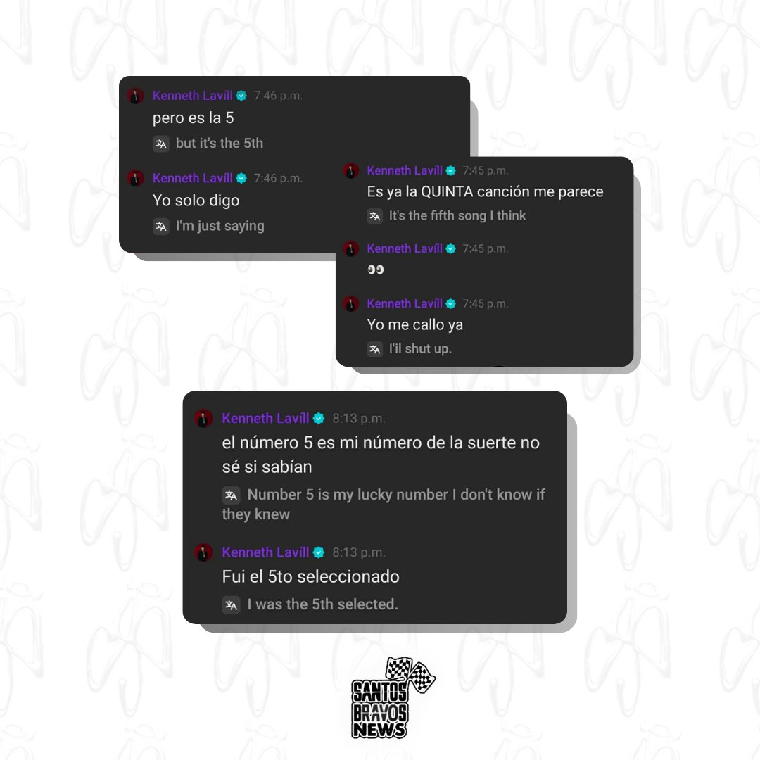 stbvnews's tweet image. During today's listening party, #KENNETH dropped some spoilers and kept mentioning the number 5. 👀

What do you think it means?
5-track EP?
March 5 comeback?
5-day countdown?

Something is definitely coming…✨

#SANTOSBRAVOS @santos_bravos