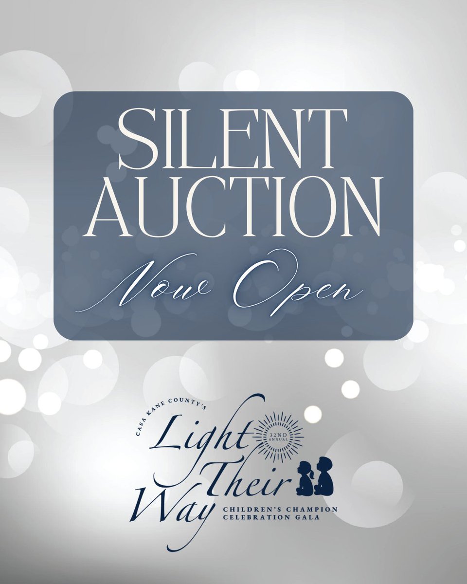kane_casa's tweet photo. 5 Days to Go! The Silent Auction is LIVE — and you don’t have to attend to bid! From unforgettable experiences to one-of-a-kind packages, there’s something for everyone. Start bidding today and help us Light Their Way for children in foster care. 💙
 https://t.co/la6HP6Pcnt https://t.co/IMT5eriin3