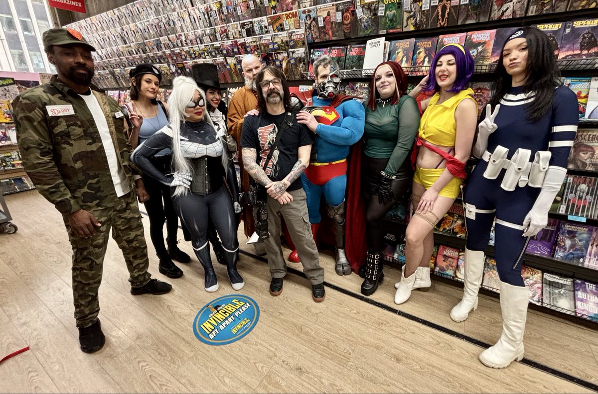 ZombieLeader1's tweet photo. Today was the 11th
Annual Cosplay Photo
Shoot to promote @MidtownComics 
online Sale (3/18-3/24)
to benefit
@BloodCancerUtd.
More details will follow in two weeks.  Until then, here’s a BTS photo. @0nyourleftsam 

Donate directly to my BCU Fundraiser page:
https://t.co/twflW7QDm2 https://t.co/Bg6WBGaYB3