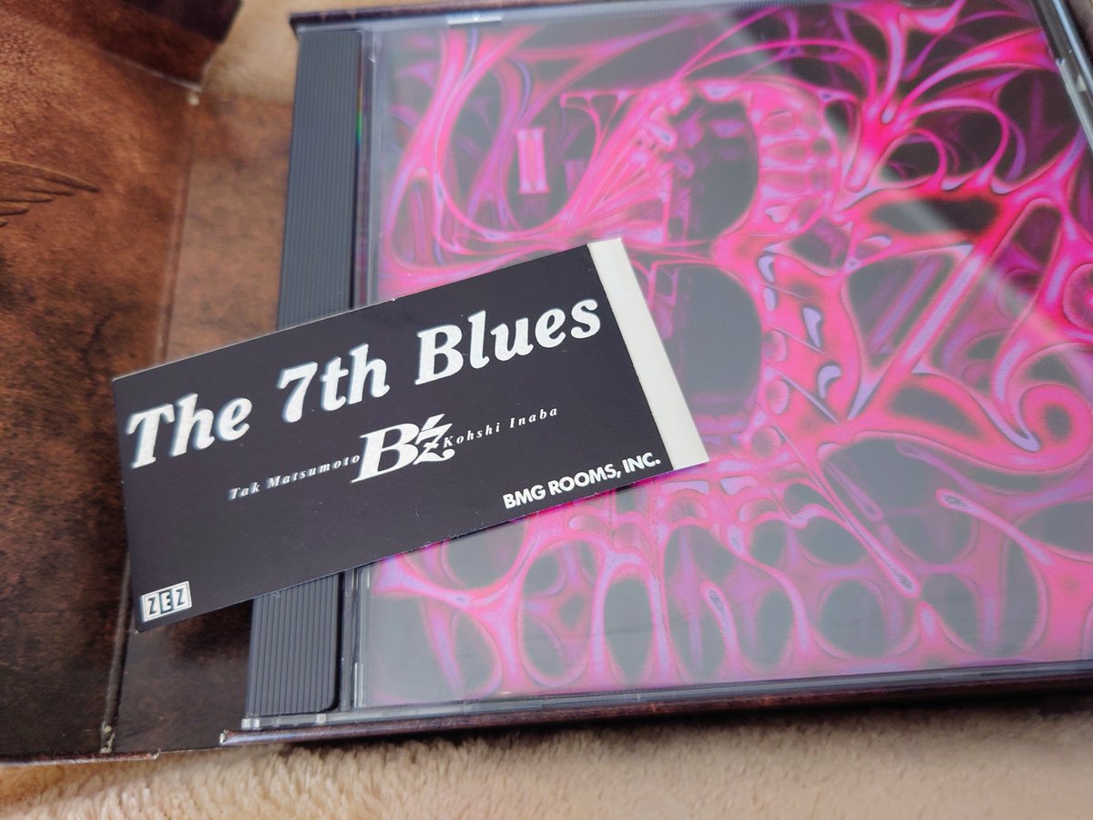 B'z『The7thBlues』リリース記念品💿️ リアタイ組としては春の作品っ