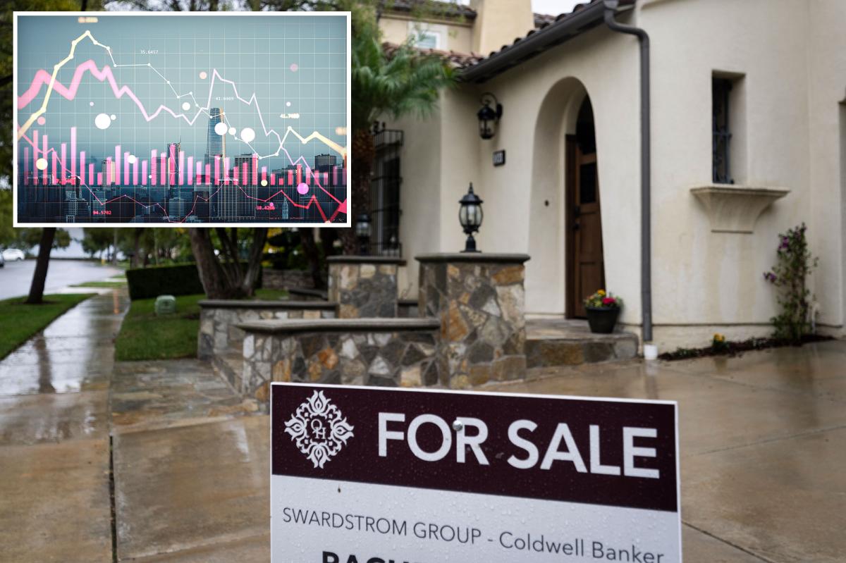 nypost's tweet photo. California housing crash fears as buying rates plummet below Great Recession level https://t.co/Hwr8ieMe4C https://t.co/gX71tKCcqb