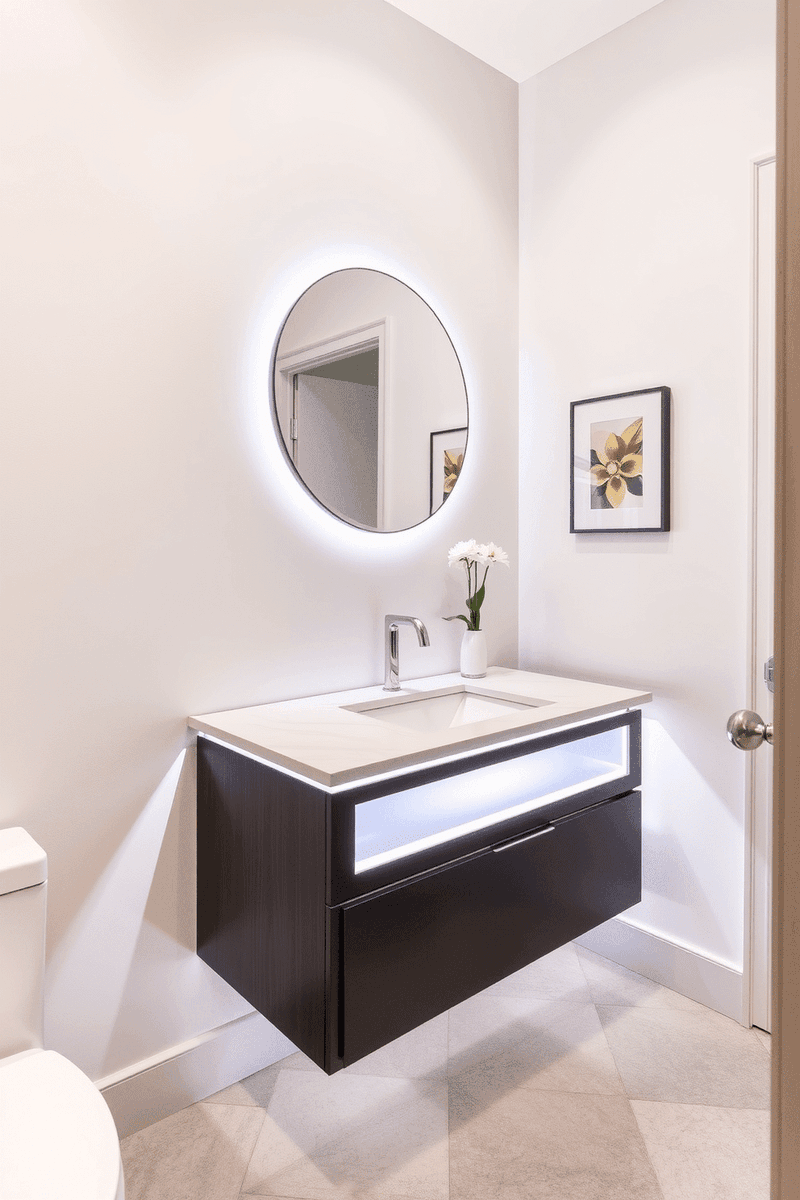 TheLemeDecor's tweet image. Modern powder room design ideas include sleek vanities, statement mirrors, bold lighting, and minimalistic decor to create a stylish, functional, and eye-catching small bathroom.

#PowderRoom #InteriorDesign #ModernInteriors #BathroomDesign #StylishSpaces #HomeInspiration