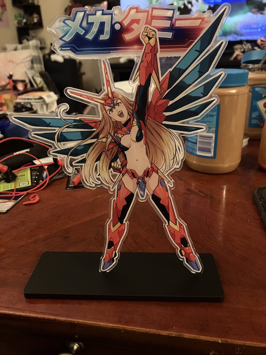 Jazzmiene1's tweet photo. @Tekuho1 
I got my art books. They are amazing as always. Didn’t know this edition came with two posters, that was a nice surprise. Stickers are great. Only downside was the acrylic stand broke in transit. I’m hoping to fix it with some glue https://t.co/TeBCIVOhrH