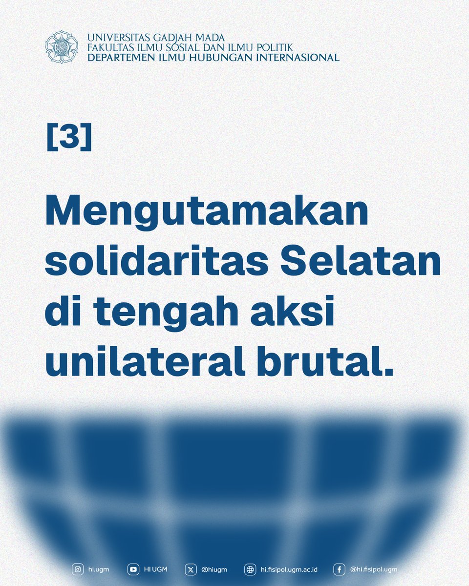 Departemen Ilmu Hubungan Internasional UGM tweet media