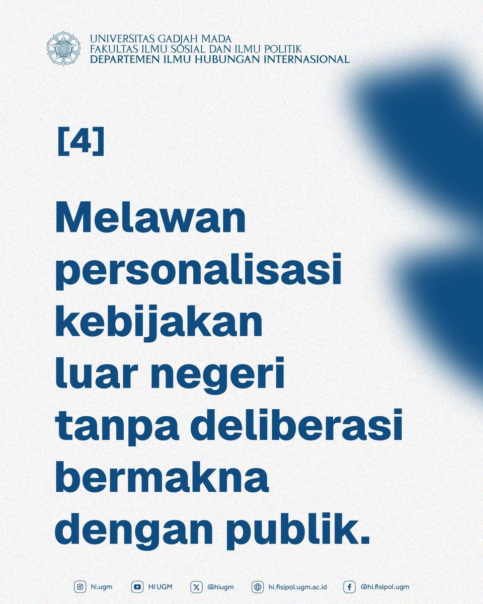 Departemen Ilmu Hubungan Internasional UGM tweet media