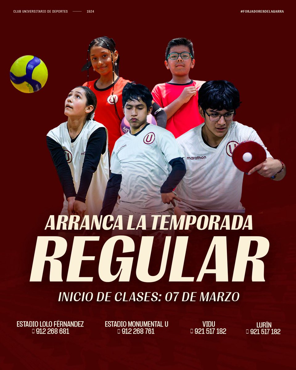 𝗟𝗮 𝗴𝗮𝗿𝗿𝗮 𝗰𝗿𝗲𝗺𝗮 𝗻𝗼 𝘀𝗲 𝗱𝗲𝘁𝗶𝗲𝗻𝗲 🔥

Porque la temporada sigue, presentamos el horario regular de nuestras Escuelas Oficiales.

👉Déjanos un comentario y te enviaremos la información de la escuela más cercana a ti.

#EscuelasCremas #ForjadoresDeLaGarra