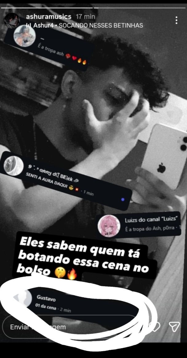 boa noite apenas pra quem apareceu no story do GOAT
é a tropa do ash nehh