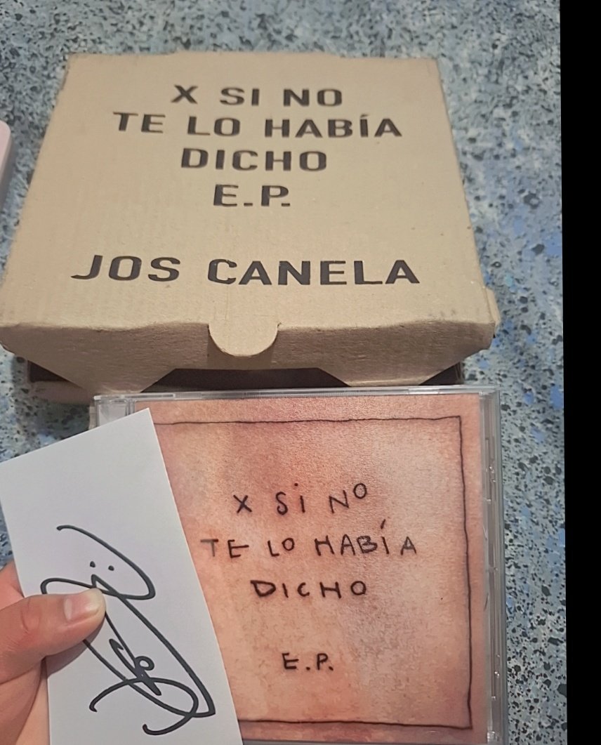 Gracias jos por este hermoso e.p es tan lindo 
Tenerlo en mis manos es algo increíble estoy muy orgullosa de ti mi niño 🥺💽❤️❤️‍🩹💫 <a href="/JosDice/">Jos Canela</a>