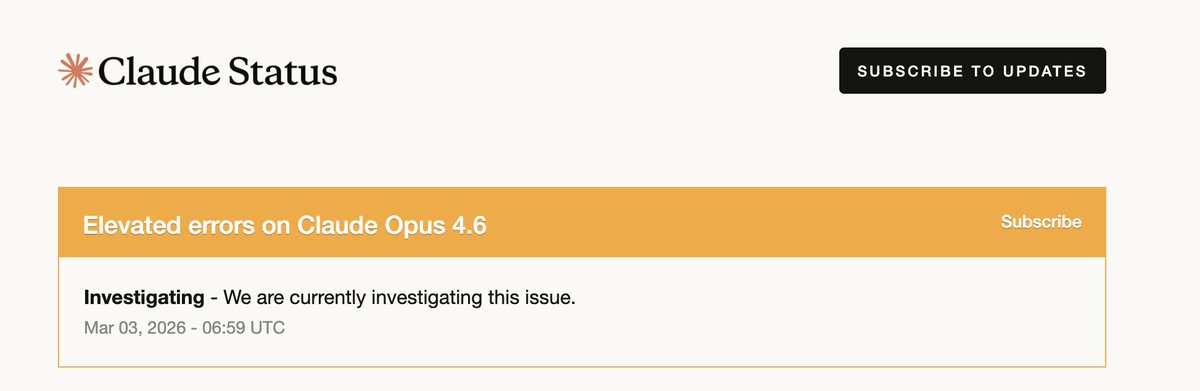 Claude down again, should I apply for a leave ? 

#Claude #Claudedown #Iran #USIranWar