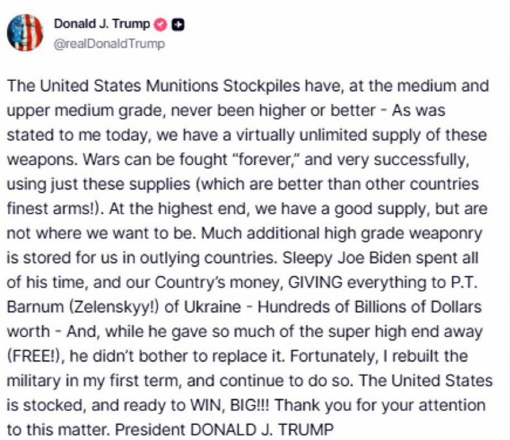 Dieser Mann ist so verkommen.
Was er hier schreibt, ist so durchsichtig, dass es fast wehtut.
Er führt gerade einen Krieg, den er ohne Kongressgenehmigung angefangen hat. 
Die Pentagon-Briefings haben seine eigene Begründung – „unmittelbare Bedrohung“ – schon am Tag 2 zerlegt.