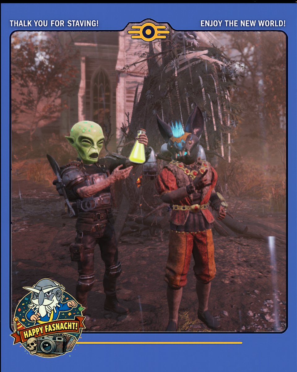 Ripter_47's tweet photo. como mi amigo @LairehGra farmeando el fasnacht
#Fallout76 #Fasnacht #Fallout #GlowUp #Xbox #PC https://t.co/81FRs8b5fo