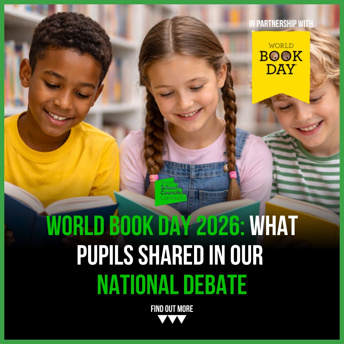 SSCCTY's tweet image. What did pupils across the UK say about #WorldBookDay? 📚

Following our first national #BigDebateClub in November, pupils shared thoughtful ideas that helped shape this week’s debate.

Our latest blog shares what pupils said, and how structured #PupilVoice brings these