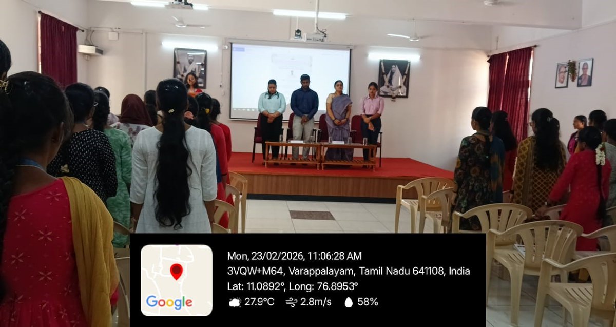 Avinashi641043's tweet photo. 🌍 Awareness Programme on Global Career Opportunities in Commerce Professional Courses (23 Feb 2026)
Students explored global certifications like CA, CMA, ACCA, CS, CPA &amp; CFA, gaining insights into eligibility, career scope &amp; international mobility. https://t.co/0zTFSUPz00