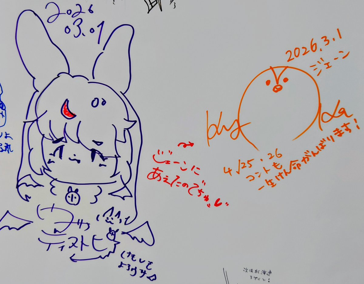 新宿けもフレショップに来れたー
ずっと欲しかったウサポシェットやナゾの作業用手袋も買えたししおりもコンプ出来たので良かった…
サゴジョウさんとヒメクビワカモメちゃん描いて貼るヤツやってきた! 
