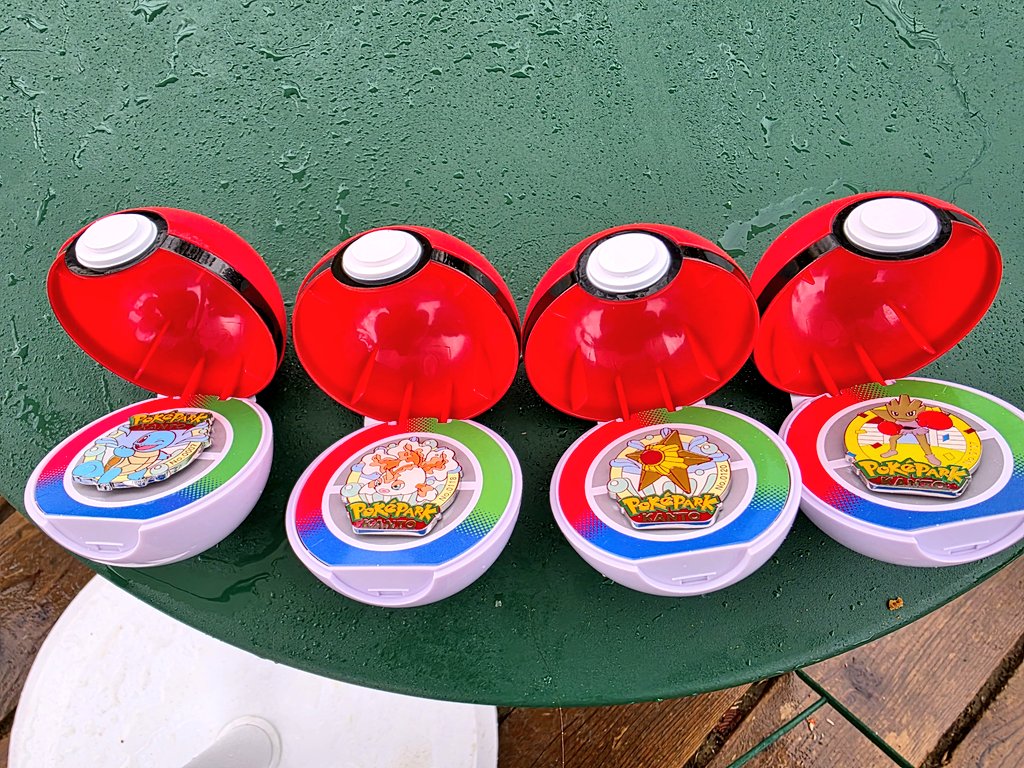 【交換】ポケパーク カントー ピンズ

讓）ゼニガメ、トサキント、ヒトデマン、エビワラー
求）ヒトカゲ、リザード、リザードン、ガーディ、カラカラ、ライチュウ

本日ポケパークいます。