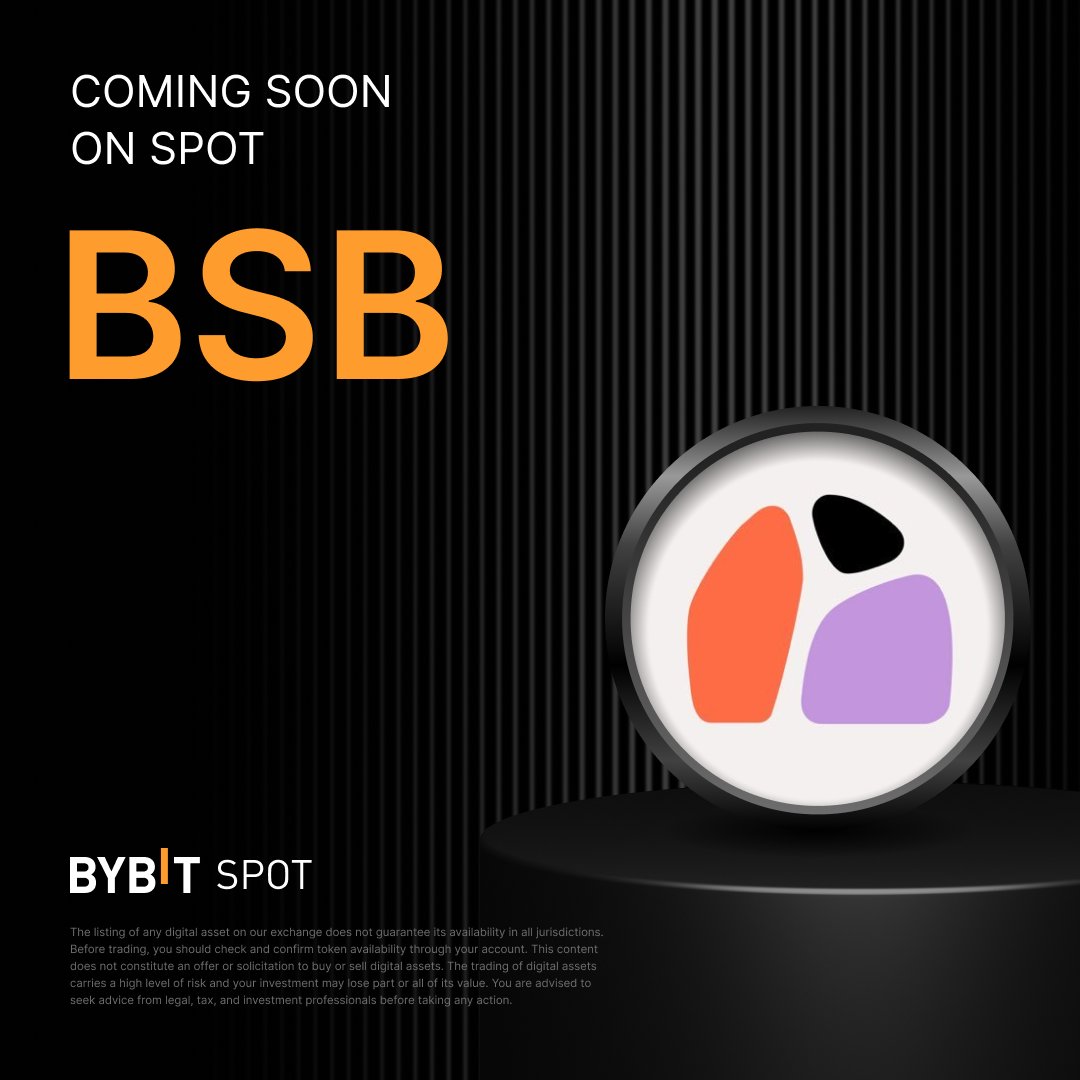 Bybit_Official's tweet image. 📣 $BSB is coming soon to the #BybitSpot trading platform with @BlockSt_HQ! 

Block Street is the first unified liquidity layer for on-chain capital markets, connecting tokenized equities, RWAs, and DeFi markets through verified RFQ intents and hybrid execution mechanisms for