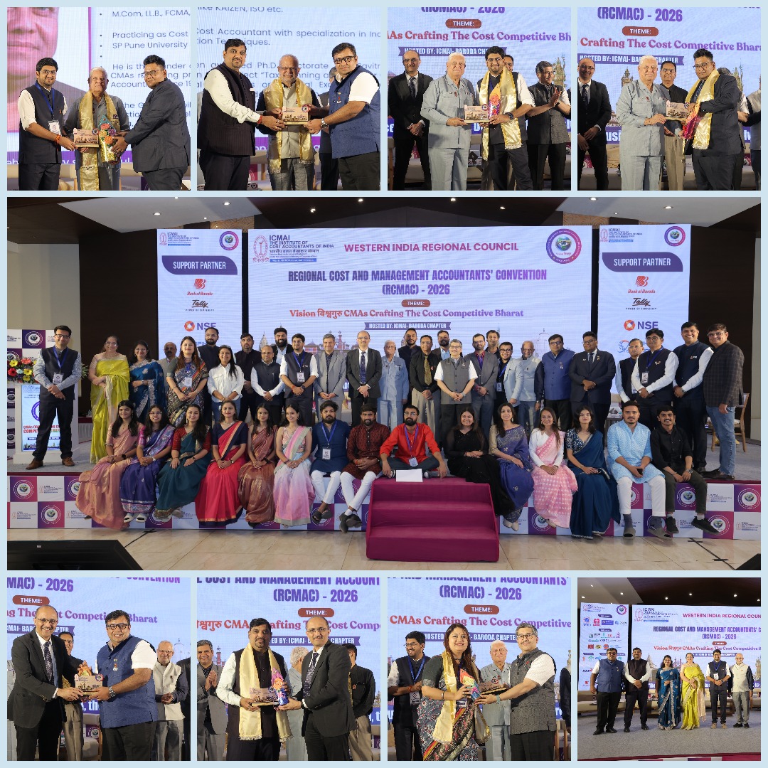 icmaiwirc's tweet photo. Valedictory Session | RCMAC 2026 ✨
A proud conclusion in the gracious presence of leaders from The Institute of Cost Accountants of India and ICMAI-WIRC, celebrating vision, leadership &amp; commitment to the profession.

#RCMAC2026 #ICMAI #WIRC #Leadership https://t.co/5Ie5C1LkO7