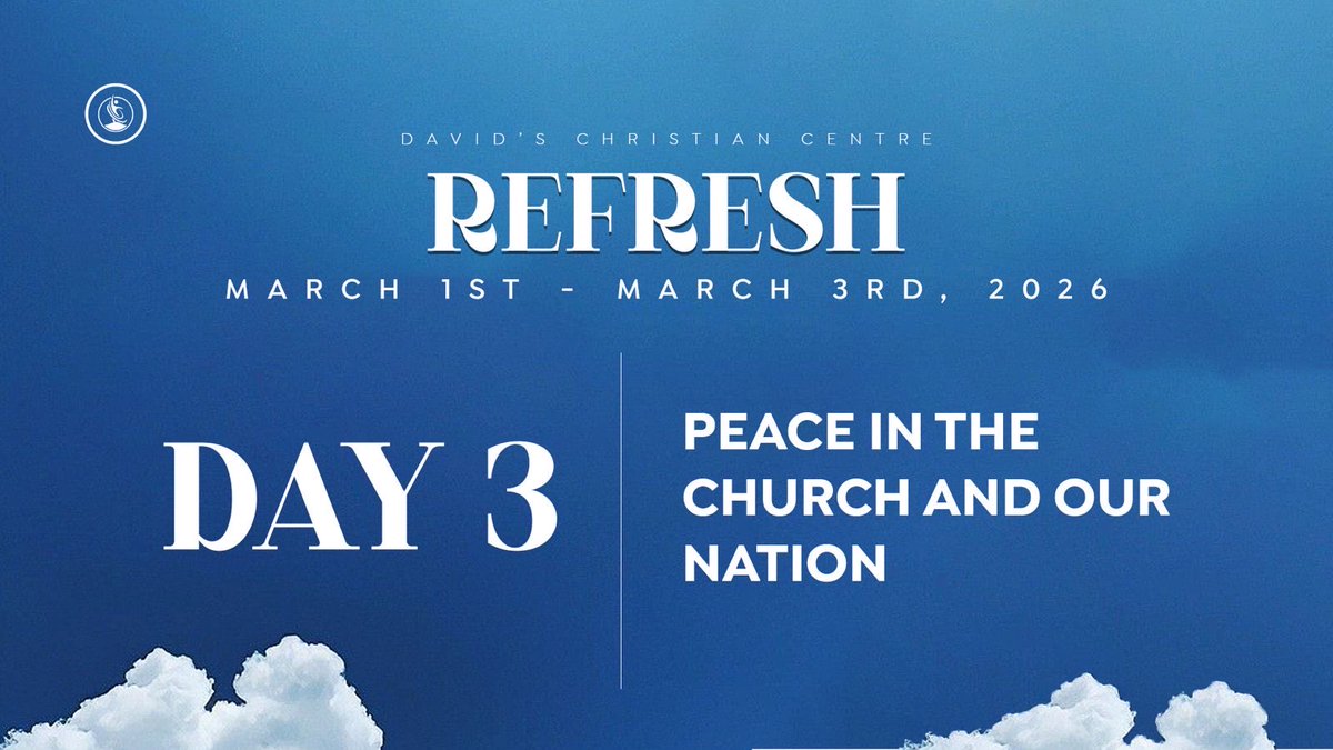 dcclagos's tweet image. It's Day 3 of our Fasting and Prayer.🤲 

Today we are praying for PEACE in the Church and in our Nation.

Swipe to see devotional texts and prayer meeting details.

Join us as we fast and pray

#dccfast
#refresh
#prayersforMarch #davidschristiancentre