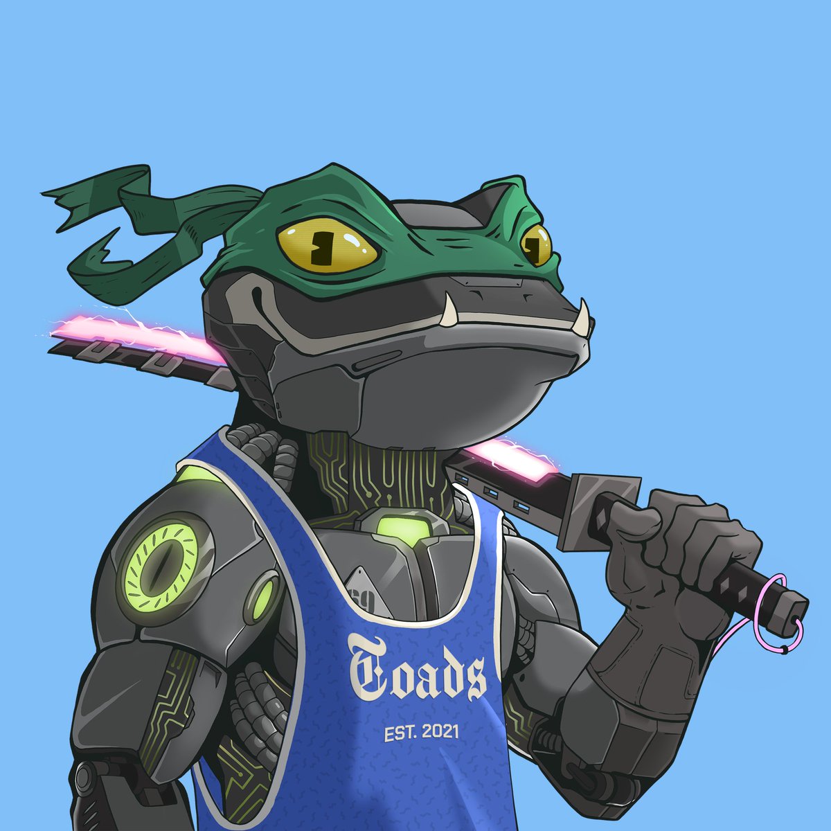 Cyber Frogs update bot tweet media