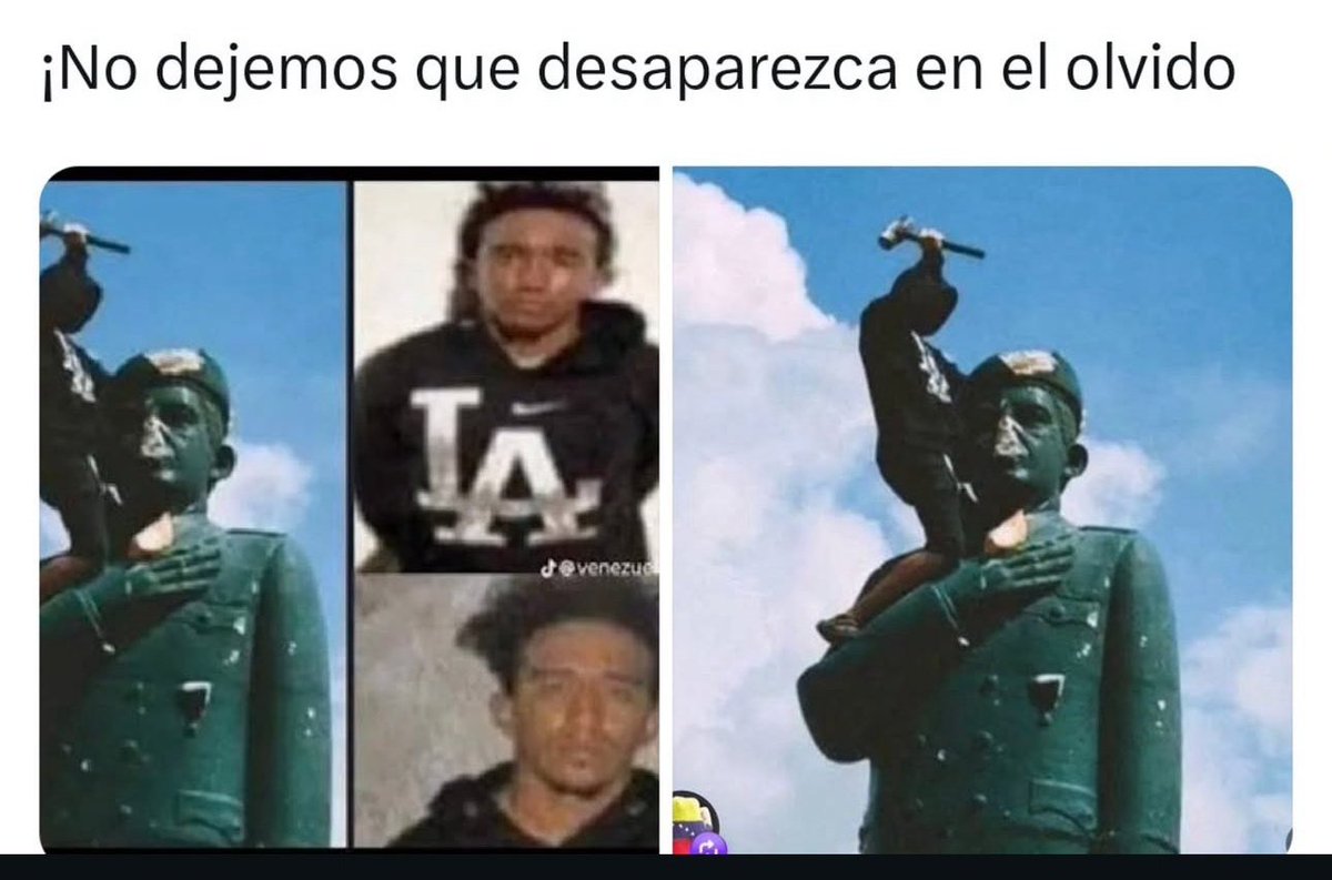 Vamos a levantar la voz por este chico, cuya imagen dio la vuelta al mundo, simbolizando la libertad! 🇻🇪