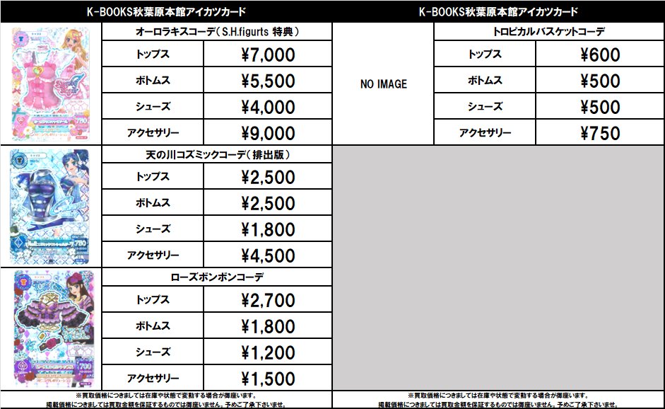 買取情報】 アイカツ！ #買取akbkbアイカツカード プレミアムドレス