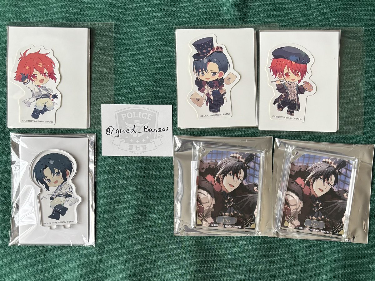greed_Banzai's tweet photo. 【交換】アイナナ アニカフェ 

(譲)
①レインボーシティ編→一織、陸
②グループ記念日2024→一織、三月、壮五、ナギ、陸、虎於

(求)
ステッカー→①②大和
アクスタ→①楽
コロッタ→②大和
コースター→②大和〜2＞①楽1

郵送のみ。
コロッタの写真右側は初期傷の確認のため一度開封しています。 https://t.co/hIUmFqlgVz