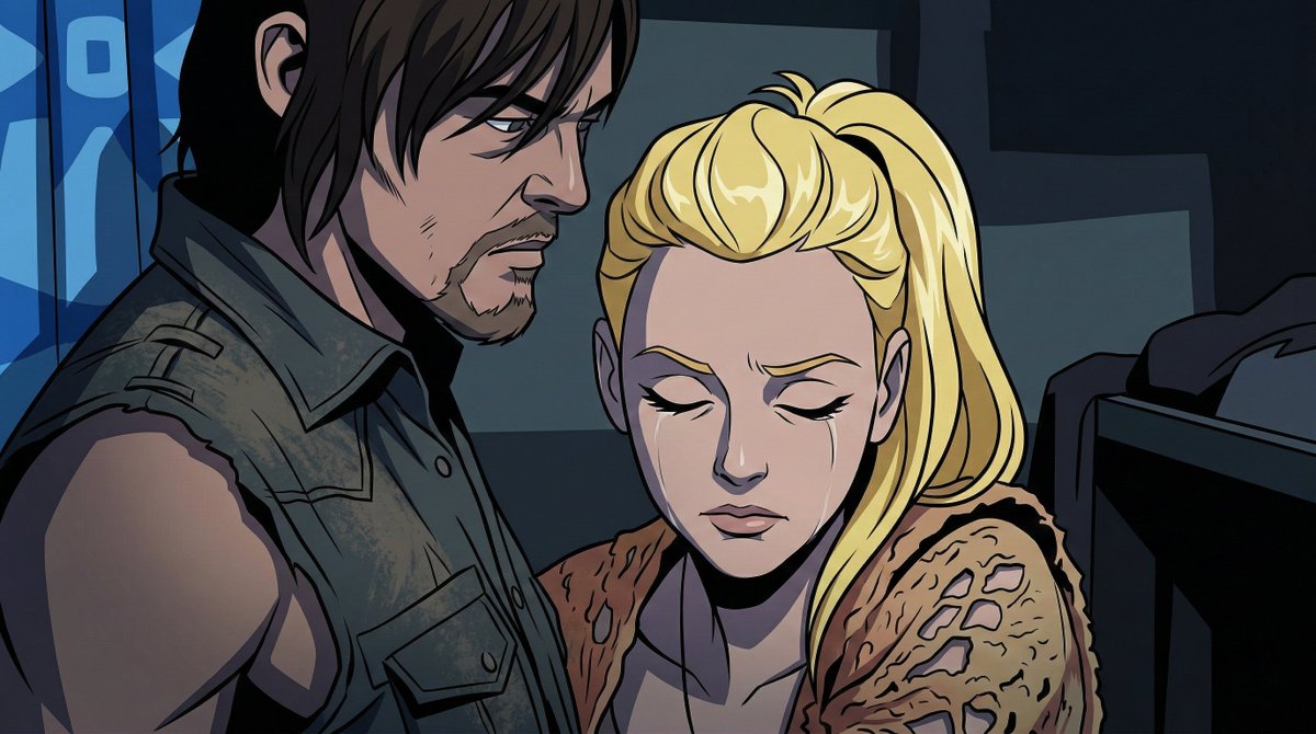 JB_Studios23's tweet photo. Daryl Dixon and Beth Greene @wwwbigbaldhead @emmykinney The Walking Dead https://t.co/3hor21cnM5