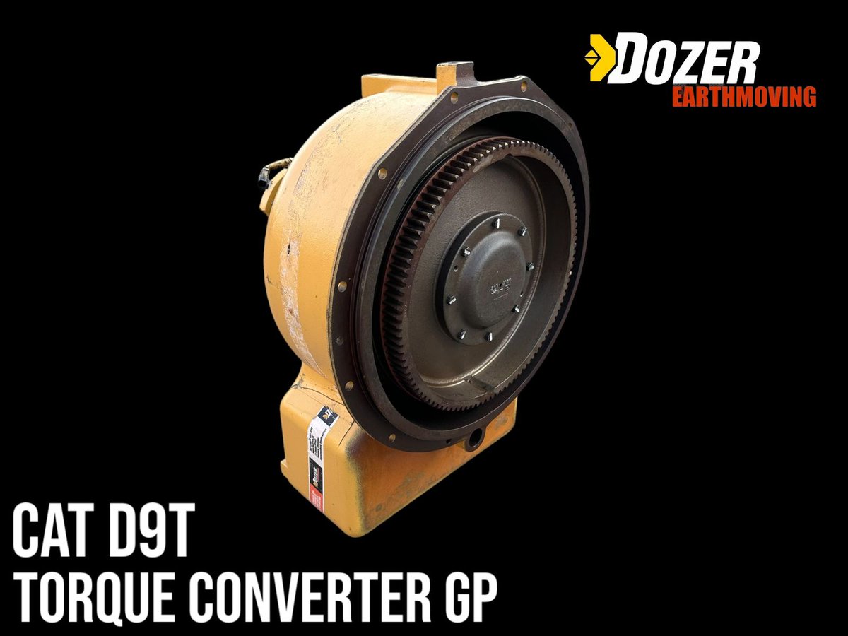 DozerEarth's tweet photo. CAT D9T Torque Converter Gp FOR SALE At Dozer Earthmoving (Pty) Ltd!
Part Number - 205-4199.
Compatible Models - CAT D9T Track Dozer.
Condition Offered - Good Used / Fully Reconditioned.
Part Of Machine - Power Train.
Contact Us Now Using Our Details Listed Below & Get Further information On Available Spares & Machines For Purchase, For Hire & For Parts!
+27 (11) 452-1224 📞/ info@dozer.co.za 📧
*
*
*
*
*
#dozer #dozersa #heavyequipment #heavymachinery #mining #miningequipment #miningsouthafrica #earthmoving #earthmovingdaily #mininequipmentdealer #maintenanceandrepair #barloworldequipment #barloworldequipment #barloworldsouthafrica #africamining #surplusparts #globalmining #catdozer #catd9 #d9t #trackdozer #dozers #torqueconverter #engine #powertrain #caterpillar #catequipment #caterpillarequipment #caterpillarmachinery #catparts