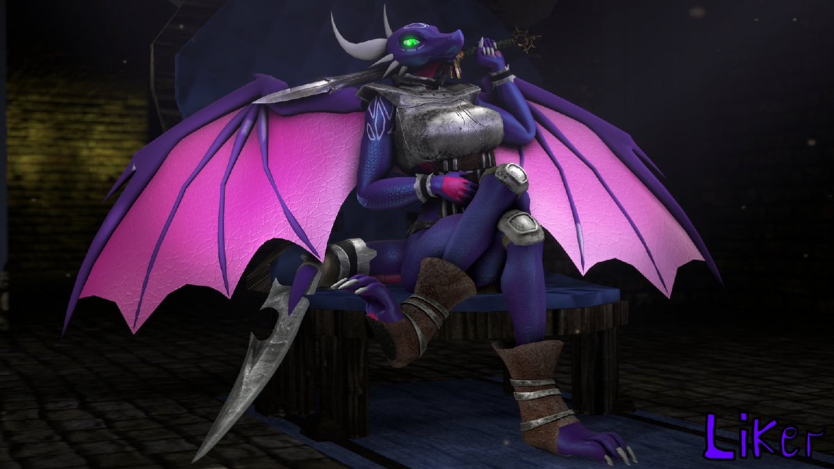Liker_SFM's tweet photo. Badass Dragoness Cynder [SFM]

By: Liker [Me]

#sfm #sourcefilmamker #Cynder #Dragoness #thelegendofspyro #sourcefilmmaker #anthro #dragoness #sword #armor #badass #woman #girl #spyro #Cynderthedragon #CyndertheDragoness #Furry https://t.co/dG8TAzycUN