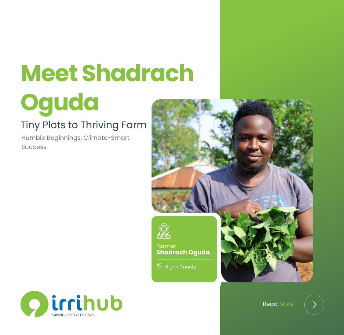 IrriHub's tweet photo. From humble beginnings to a thriving, climate-smart farm, Shadrach shows how innovation and determination can transform agriculture.
#InspiringFarmers #ClimateSmartFarming #SmartFarming #FarmInnovation #AgricultureKE #FarmersKE #KnowYourFarmer #AgriSuccess https://t.co/4HynvqsWLR